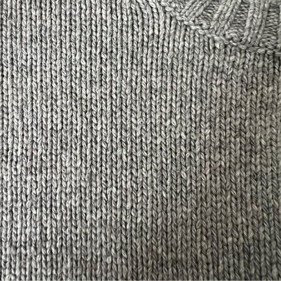 J Crew Sweater Womens Size XS Gray Knit Oversized Crew Neck Stretch Wool Blend - Picture 6 of 15
